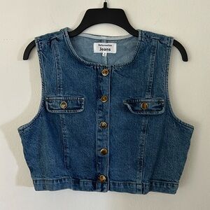 Reformation Denim Vest